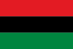 Pan-African Flag Flag of all Africans whether outside of Africa or inside of Africa.