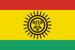 Flag of the Jatibonicu Taíno Tribal Nation of Borikén (Puerto Rico)