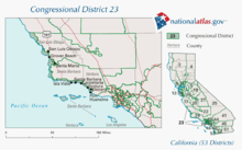 California's 23rd congressional district.png
