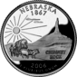 Nebraska quarter dollar coin