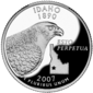 Idaho quarter dollar coin