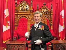 Kevin MacLeod in Canadian Senate Chamber 2009.jpg
