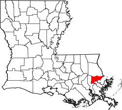 Location in the U.S. state of Louisiana