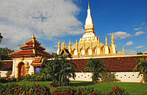 A temple in Vientiane
