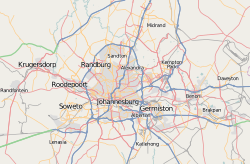 Johannesburg is located in Greater Johannesburg