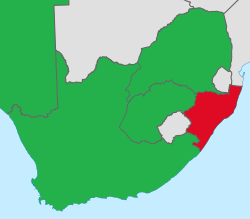 South Africa 1960 referendum result by province.svg