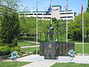 "Royal Canadian Naval Association Naval Memorial"(1995) by André Gauthier (sculptor) in Spencer Smith Park