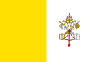 2:3 variant of the Flag of Vatican City[7]