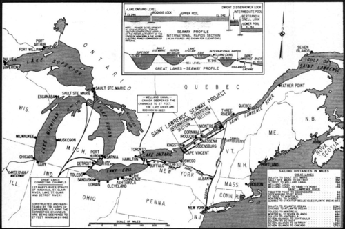 Great Lakes and St. Lawrence Seaway map 1959.png