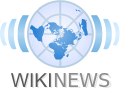The current Wikinews logo