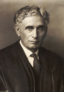 Supreme Court Justice Louis Brandeis, who built his career in Boston, and the namesake of Brandeis University in Waltham