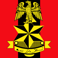 Flag of the Nigerian Army Headquarters.svg