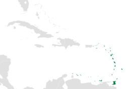 Location within the Caribbean.