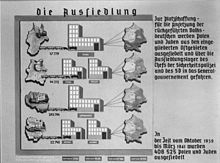 German-language poster illustrating wartime production