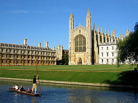 King's College Chapel, seen from the Backs
