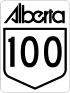 Alberta Highway 100 shield