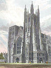 19th-century engraving of Canterbury Cathedral
