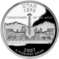 Utah quarter dollar coin