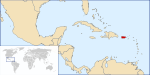 Location of Puerto Rico