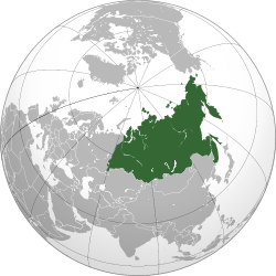 Location of North Asia