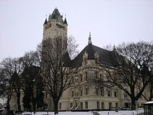 The Spokane County Courthouse in the West Central neighborhood