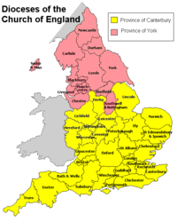 Coverage of the Province of Canterbury