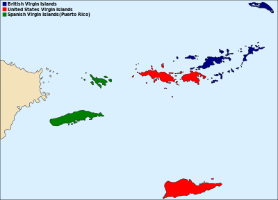 Political regions of the Virgin Islands