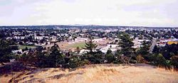 View of Esquimalt from the Highrock Cairn