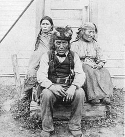 image_caption =Dane-zaa chief and family, Peace River area Alberta, 1899, Glenbow Museum