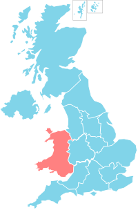 BBC UK Regions (Wales highlighted).svg