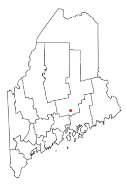 Location in Penobscot County, Maine