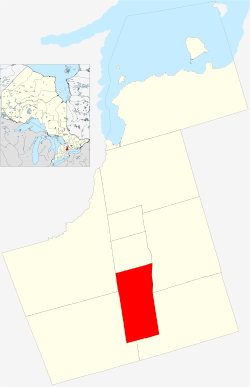 Location of Richmond Hill within York Region.