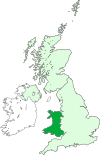 Map of Wales within the United Kingdom.svg