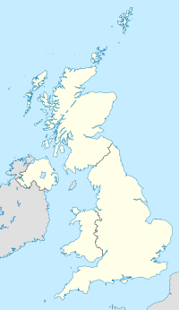 Map of the United Kingdom in the British Isles.