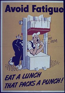 "Avoid fatigue - Eat a lunch that packs a punch" - NARA - 513896.jpg