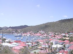 View over Gustavia