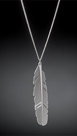 Feather Pendant on Chain (available in the Boutique).