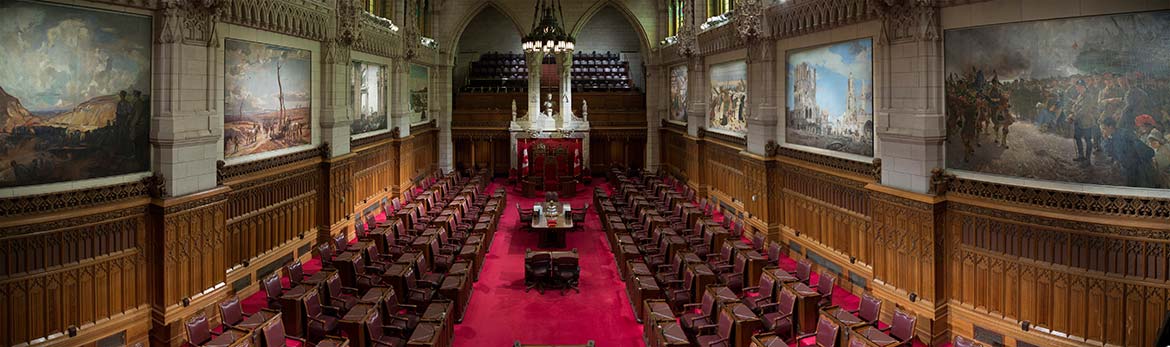 Interior of the Senate chamber