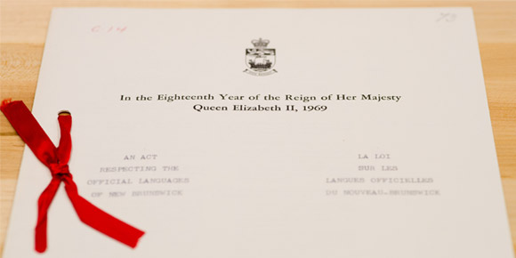 Document with seal, red ribbon bow, and heading In the Eighteenth Year of the Reign of Her Majesty Queen Elizabeth II, 1969.