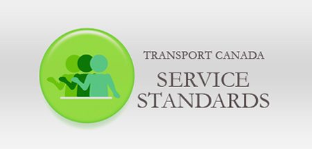 Transport Canada service standards