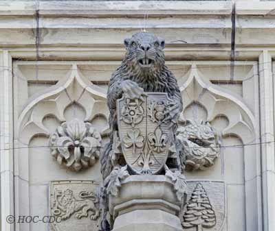 The Beaver with Shield, Peace Tower, 2013.