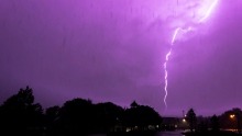 Lightning storm St John's