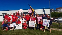 Canada Post protest Paradise group shot