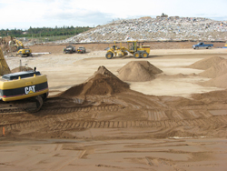 A new landfill cell at the Kaizer Meadow Solid Waste Facility in Chester