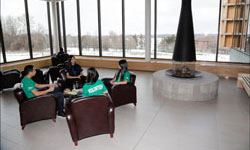 Seating area within the new Oak Ridges Community Centre