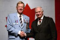The Sovereign's Medal for Volunteers was presented to Ronald Griffis for dedicating his time to improving the lives of his fellow veterans and their families through the Canadian Association of Veterans in United Nations Peacekeeping. A former national president, he has established regional and provincial chapters across Canada to support veterans at the national, provincial and local levels.
