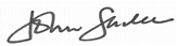 John Larlee's signature
