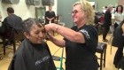 Homeless get a little chopped off the top at free haircut event