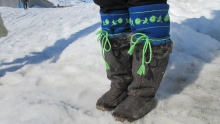 Sealskin boots