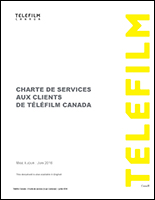 Charte de services aux clients de Téléfilm Canada